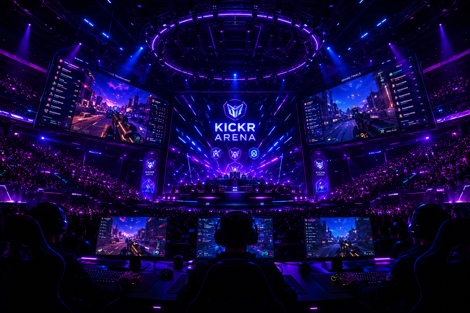 Kickr Arena Gaming Dashboard
